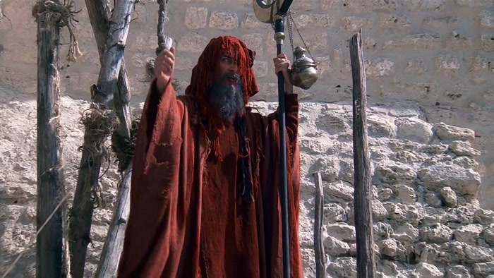 WHICH HE WILL WIELD ON ALL WRETCHED SINNERS. SINNERS JUST LIKE YOU, SIR, THERE. 