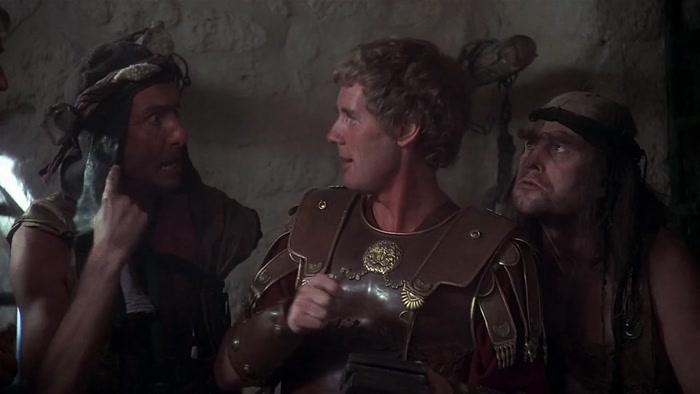 SPEAK UP, SIR. HE'S... HE'S D...  