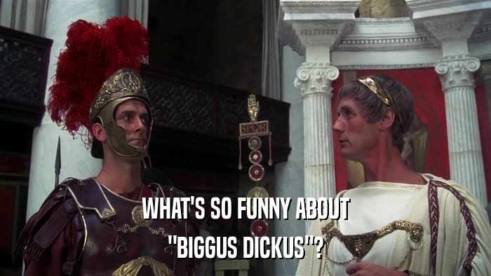 WHAT'S SO FUNNY ABOUT 