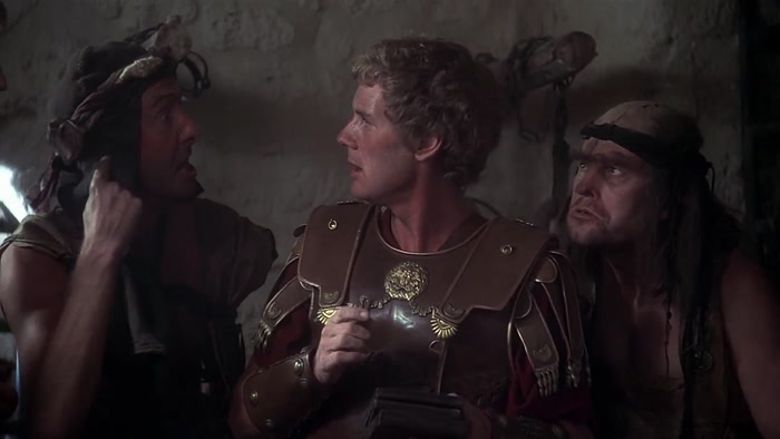 SPEAK UP, SIR. HE'S... HE'S D...  