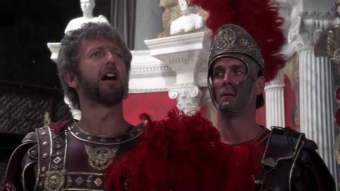 LET ME COME WITH YOU, PONTIUS. I MAY BE OF SOME ATHISTANCE IF THERE ITH A SUDDEN CRITHIS! 