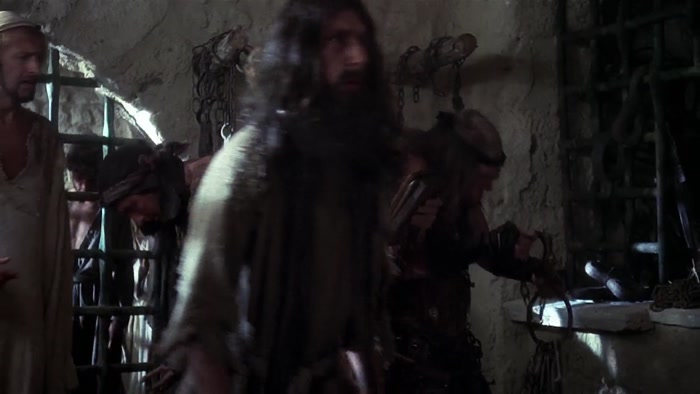 GOOD. OUT OF THE DOOR, LINE ON THE LEFT, ONE CROSS EACH. JAILER? 