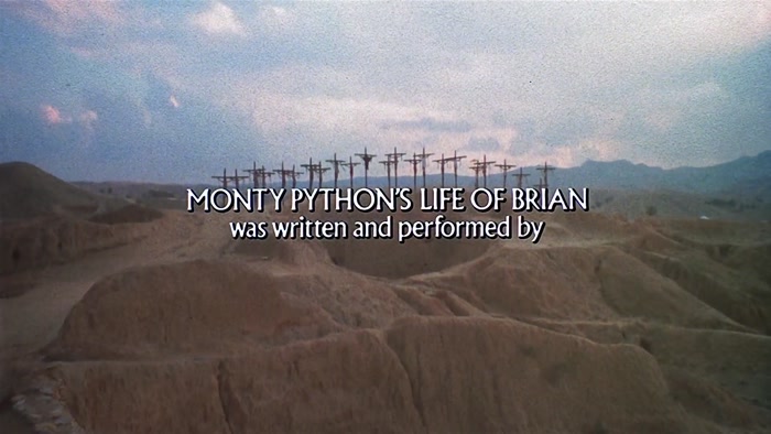 SEE? THE END OF THE FILM. INCIDENTALLY, THIS RECORD IS AVAILABLE IN THE FOYER. 