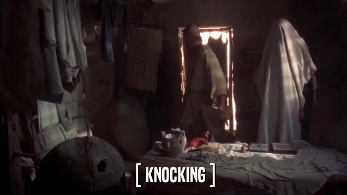 [ KNOCKING ]  