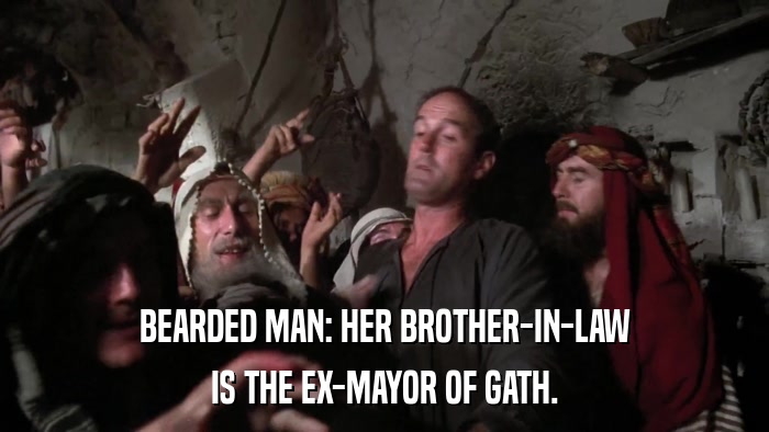 BEARDED MAN: HER BROTHER-IN-LAW IS THE EX-MAYOR OF GATH. 