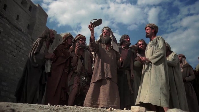 MAN 1: WHAT? LET US, LIKE HIM...  