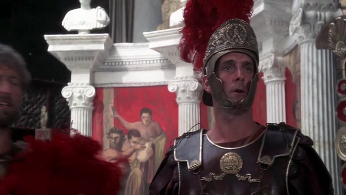 LET ME COME WITH YOU, PONTIUS. I MAY BE OF SOME ATHISTANCE IF THERE ITH A SUDDEN CRITHIS! 