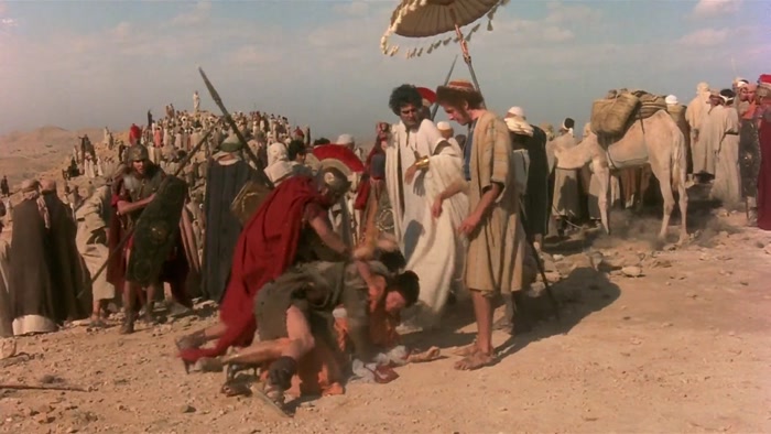 ATTEMPTED RAPE GOING ON. IT'S THE CHAP WITH THE BIG NOSE'S FAULT. HE STARTED IT ALL. 