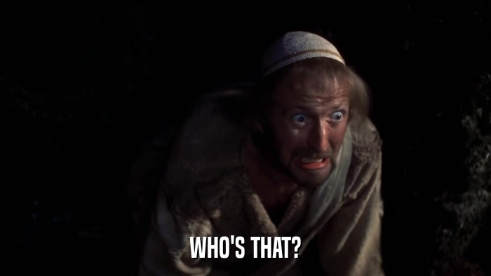 WHO'S THAT?  