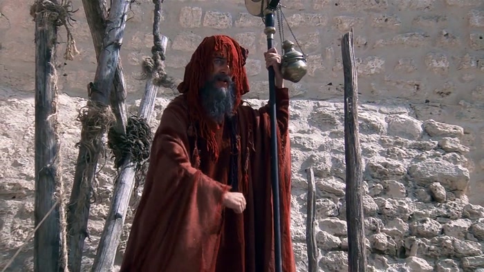 WHICH HE WILL WIELD ON ALL WRETCHED SINNERS. SINNERS JUST LIKE YOU, SIR, THERE. 