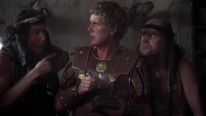 SPEAK UP, SIR. HE'S... HE'S D...  