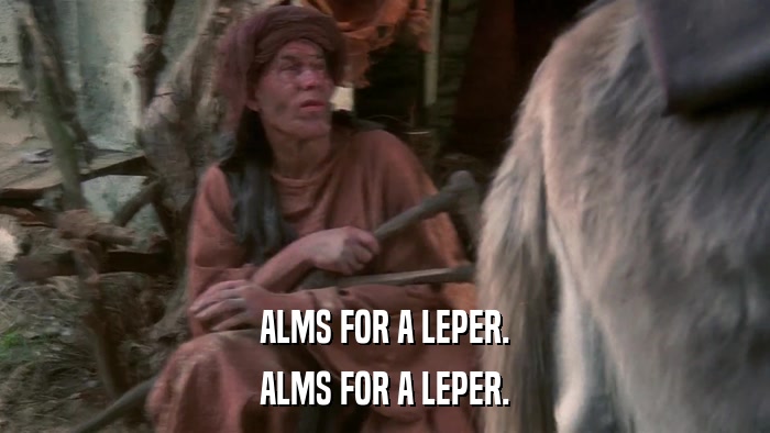 ALMS FOR A LEPER. ALMS FOR A LEPER. 