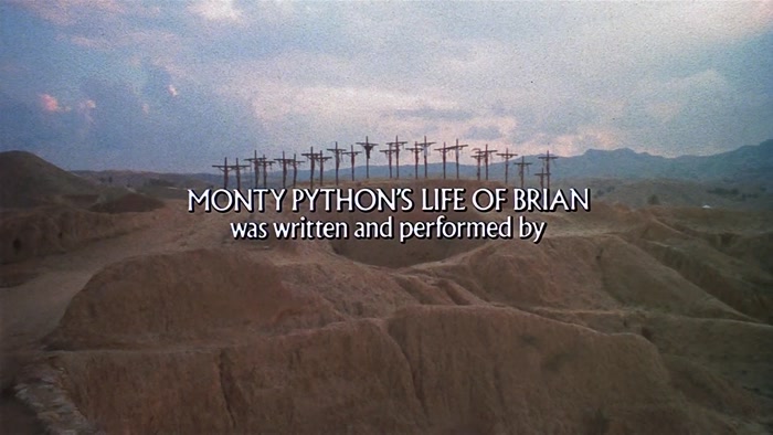 SEE? THE END OF THE FILM. INCIDENTALLY, THIS RECORD IS AVAILABLE IN THE FOYER. 
