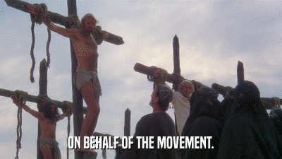 ON BEHALF OF THE MOVEMENT.  
