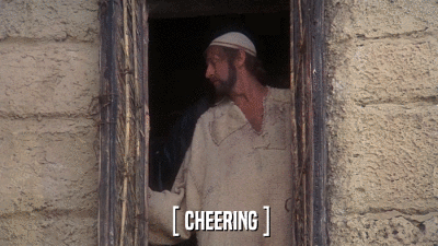 [ CHEERING ]  