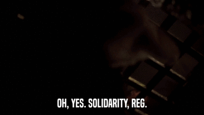 OH, YES. SOLIDARITY, REG.  