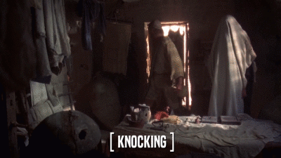 [ KNOCKING ]  