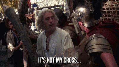 IT'S NOT MY CROSS...  