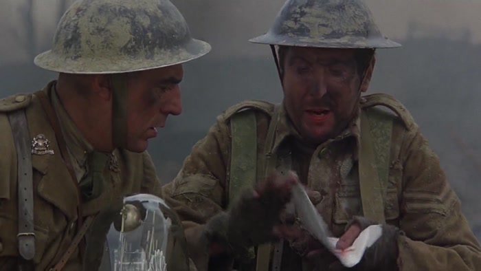 FROM ALL OF US, SORRY ABOUT THE BLOOD, SIR. 