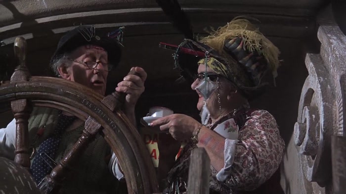 CUP OF TEA, DEAR? HEY, CAPTAIN!  