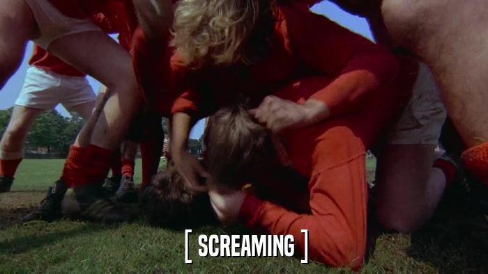 [ SCREAMING ]  