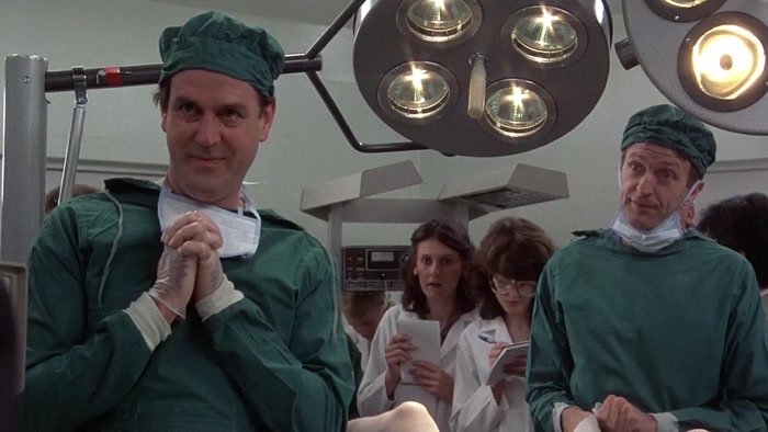 WELL, THAT'S WHEN WE TAKE A NEW BABY OUT OF A LADY'S TUMMY. 