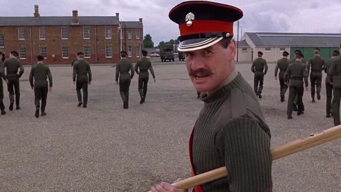BLOODY ARMY. I DON'T KNOW WHAT IT'S COMING TO. 
