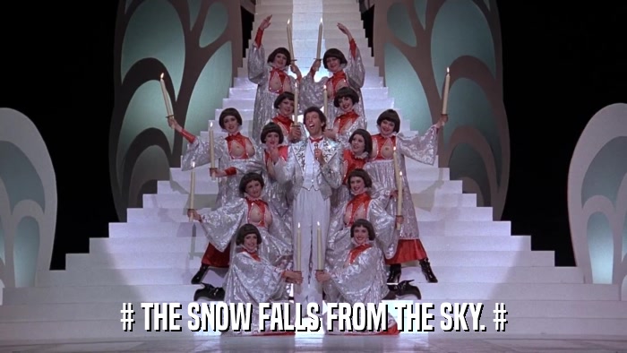 # THE SNOW FALLS FROM THE SKY. #  