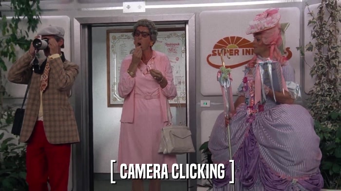 [ CAMERA CLICKING ]  