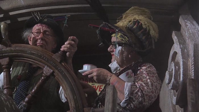 CUP OF TEA, DEAR? HEY, CAPTAIN!  