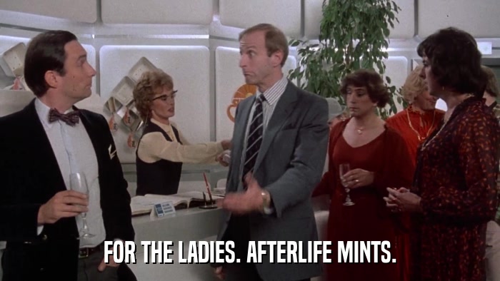 FOR THE LADIES. AFTERLIFE MINTS.  