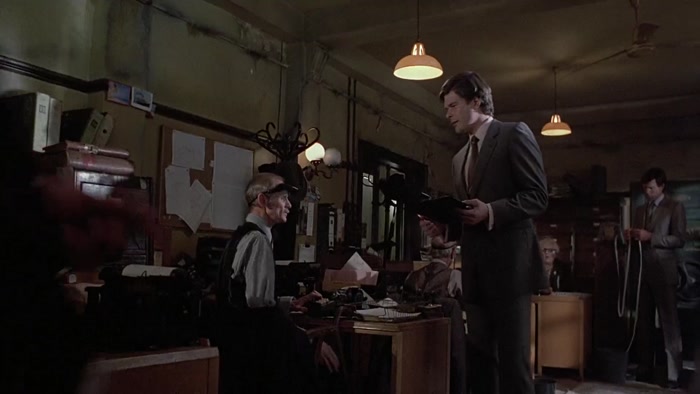 [ MEN CLAMORING ]  