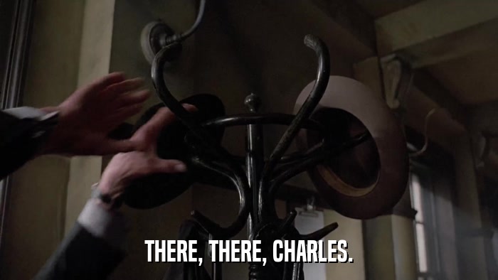THERE, THERE, CHARLES.  