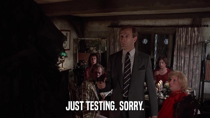 JUST TESTING. SORRY.  