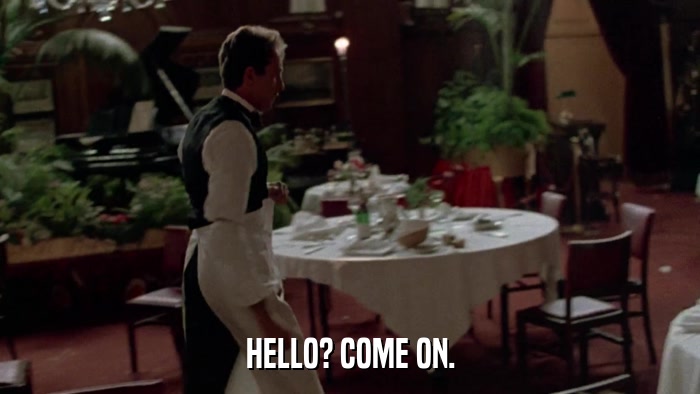 HELLO? COME ON.  