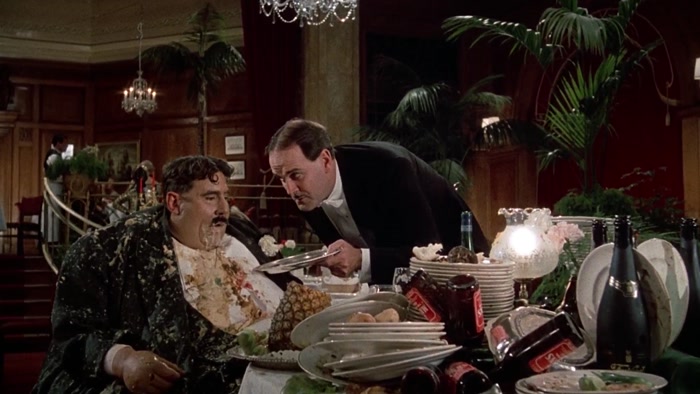 LOOK, I COULDN'T EAT ANOTHER THING. I'M ABSOLUTELY STUFFED. 