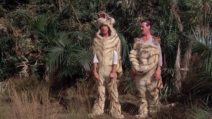 WELL, ACTUALLY, WE'RE DRESSED LIKE THIS BECAUSE... 