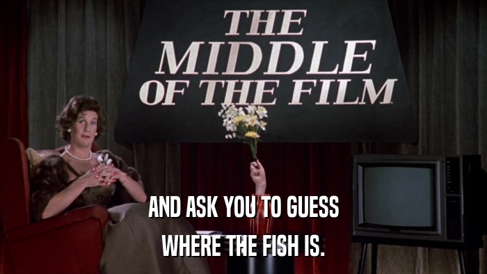 AND ASK YOU TO GUESS WHERE THE FISH IS. 