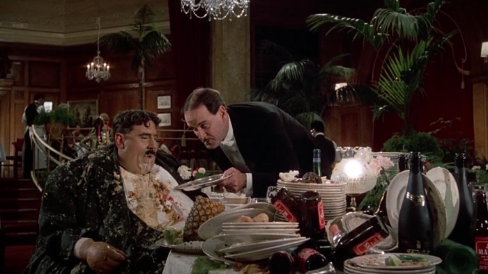 LOOK, I COULDN'T EAT ANOTHER THING. I'M ABSOLUTELY STUFFED. 