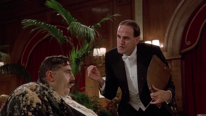 YEAH, I'LL HAVE SIX BOTTLES OF CHATEAU LATOUR '45, 