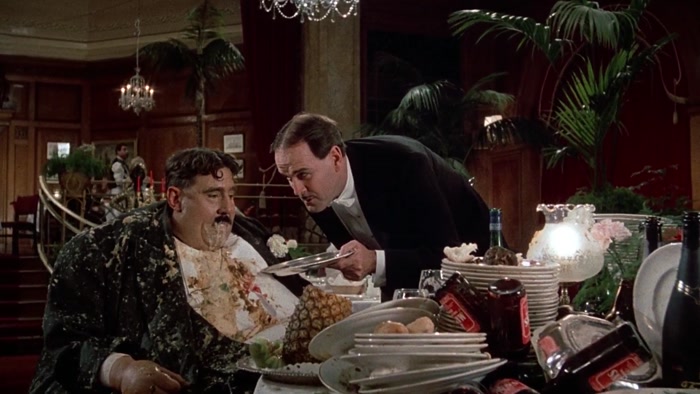 LOOK, I COULDN'T EAT ANOTHER THING. I'M ABSOLUTELY STUFFED. 