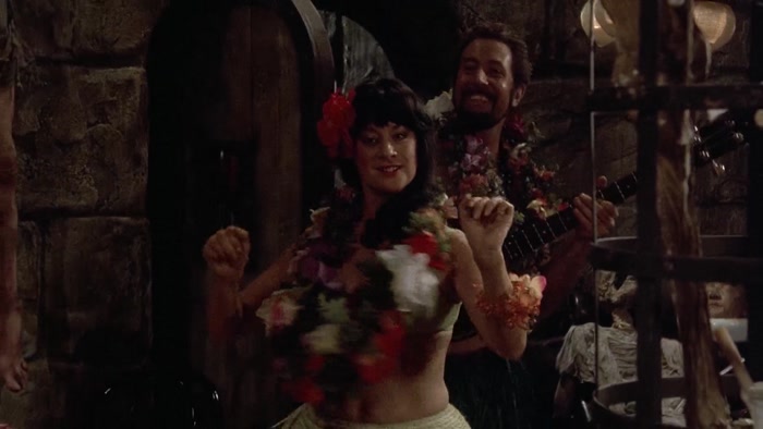 ([ HAWAIIAN MUSIC PLAYING)  