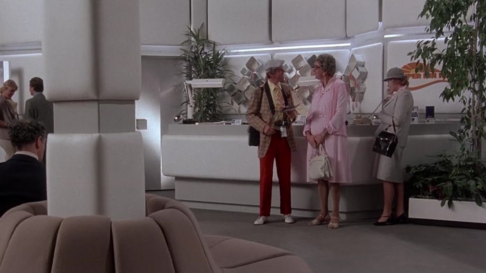 I LOVE IT HERE, DARLING. ME, TOO, MARVIN. 