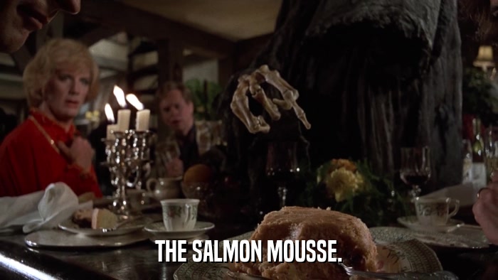 THE SALMON MOUSSE.  