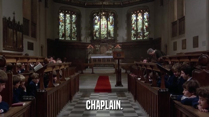 CHAPLAIN.  