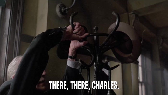 THERE, THERE, CHARLES.  