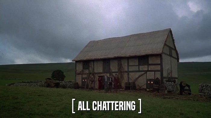 [ ALL CHATTERING ]  