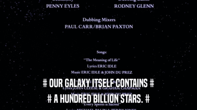 # OUR GALAXY ITSELF CONTAINS # # A HUNDRED BILLION STARS. # 