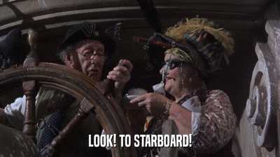 LOOK! TO STARBOARD!  