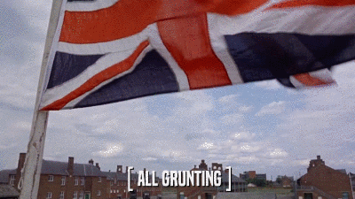 [ ALL GRUNTING ]  